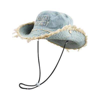 ROUIIEFAO登山帽大帽檐显脸小