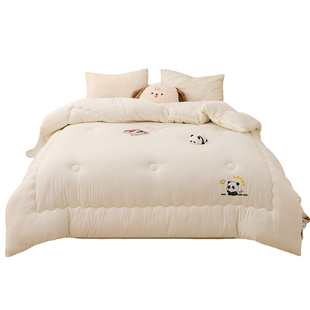 大豆被子春秋冬被加厚保暖棉被芯学生宿舍单人夏凉空调被四季通用