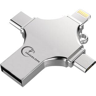 手机电脑两用适用苹果u盘128g安卓ipad内存扩容神器otg华为专用读数据导照片资料typec四口接口usb多功能优盘
