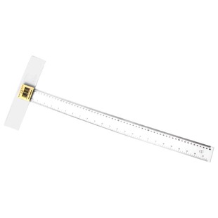 加厚丁字尺制图画图专用学生尺子机械工程绘图尺T型尺设计小学生t字尺45cm60cm90cm100cm120cm塑料透明直尺