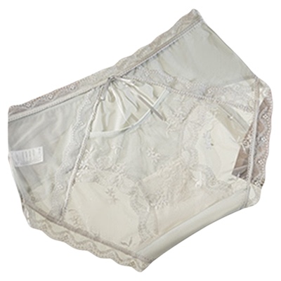 UFEEL内裤女蕾丝镂空纯欲高级冰丝无痕中腰性感大码三角裤女3788