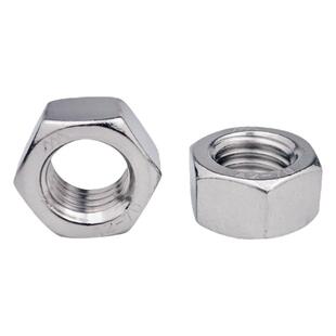 304不锈钢六角螺母 DIN934 螺丝帽 GB6170螺帽M1M1.6M2M3M4M5M6M8