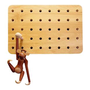 北欧洞洞板电表箱装饰画免打孔配电闸盒遮挡置物衣架竖款创意挂件