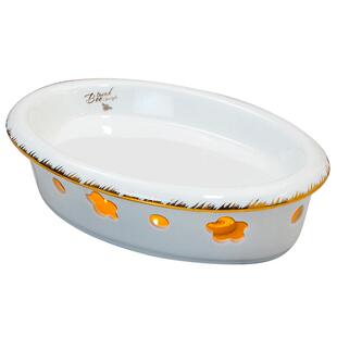 贝玉小蜜蜂蜡烛加热保温陶瓷菜盘子鱼盘干锅酒精酒店餐具梅花明炉