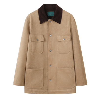 秋冬复古巴恩风灯芯绒夹克