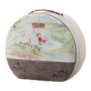 进口布料 日本 棉麻面料 宫崎骏 小莲 飘零燕 阿尔卑斯山少女海蒂