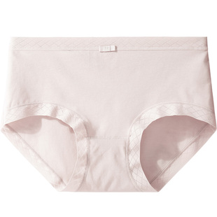 3条 内裤女纯棉裆抗菌A类婴儿棉莫代尔夏薄款中腰蕾丝边无痕女生