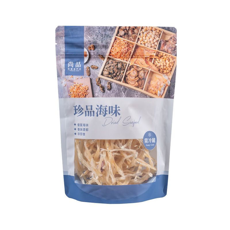 尚品银鱼干大只100g海味天然晒干味道鲜美炒菜清蒸煲汤下酒菜干货