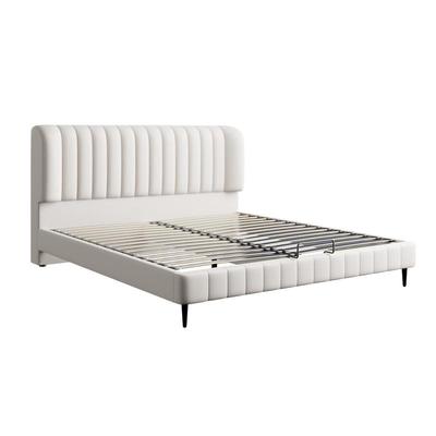 金海马布艺床现代简约双人主卧