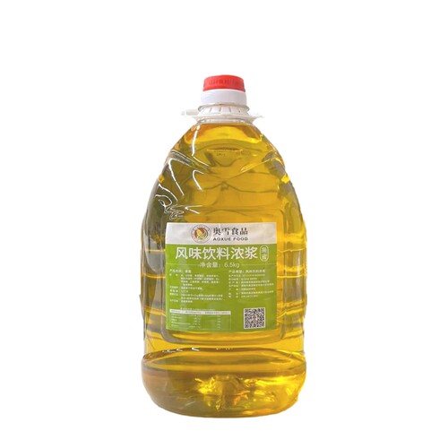 奥雪食品果蜜柠檬水专用百香果浓缩饮料果汁糖浆商用厂家