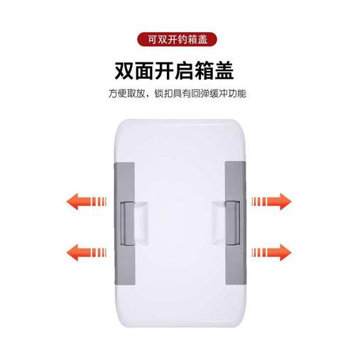 22升海钓箱保温装鱼冷藏72小时手提背带加厚可坐双开门6倍多功能