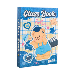 三年二班X禾物 甜心小熊同学录青春纪念册活页本毕业留言册通讯录高颜值卡通创意毕业季六年级小学初高中生K