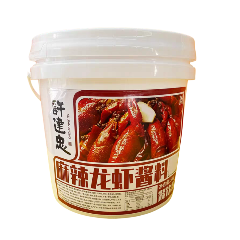 许建忠麻辣龙虾酱料5kg