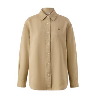 【法国亚麻】Eland衣恋氧气感衬衫女长袖内搭2025夏季新款淡人