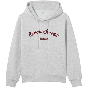 热风女士加绒卫衣2025年冬季新款休闲连帽卫衣加绒保暖打底衫上衣