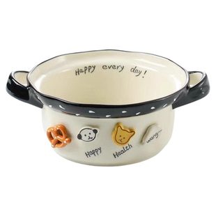 2025新款高级感大号汤盆北欧双耳汤碗陶瓷酸菜鱼碗泡面碗可爱家用