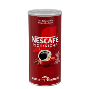 Nestle雀巢咖啡粉纯黑咖啡粉罐装0脂0蔗糖速溶咖啡粉原装进口475g