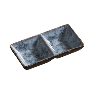 釉下彩碟多格碟三格碟调味碟烤肉蘸料碟小碟子调料碟酱料碟酱油碟