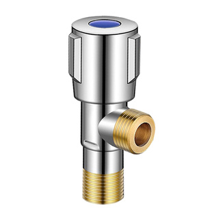 角阀黄铜三角阀家用冷热水器马桶通用开关阀一进二出三通4分阀门