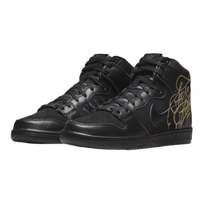 Nike黑金男高帮休闲板鞋