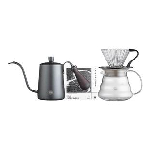 CAFEDEKONA手冲咖啡壶滤纸滤杯云朵壶细口壶手摇磨豆机电子秤套装