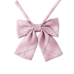 【买二送一】JK制服粉格配饰 小椿树莓红茶少女心事 领带领结领花