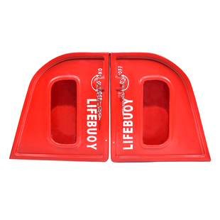 玻璃钢救生圈释放架 船用救生圈存放箱 不锈钢快速释放器装置加厚