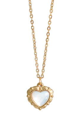 精致贝壳爱心钛钢项链女高级感短款锁骨链百搭简约时尚2022年新款