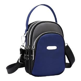 2024新款日韩小手提包包尼龙帆布斜挎单肩女士mini精巧手机零钱包