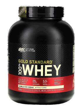 香港直发Optimum  Nutrition欧普蒙特全乳清蛋白粉增加肌肉2.27kg
