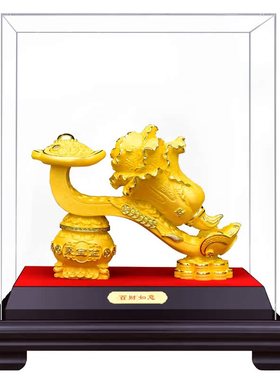 绒沙金白菜摆件如意客厅装饰品