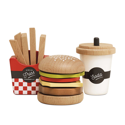 LeToyVan儿童过家家玩具汉堡套餐