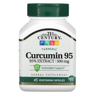 21stCentury21世纪95%姜黄素素食胶囊守护关节肝脏健康