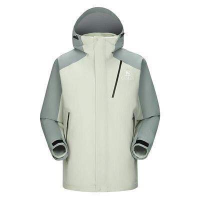 骆驼王者凯甲Evo系列冲锋衣三合一女外套户外防风防水登山服装男