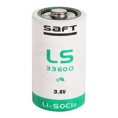 法国SAFT帅福得LS33600锂电池3.6V1号D型PLC数控机床燃气表定位器