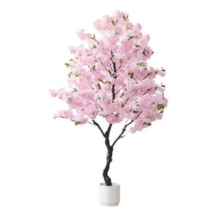 仿真樱花树许愿树假花落地室内大型家居装饰客厅摆件网红植物盆栽