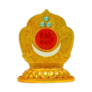 欧斯特铜制吉祥安巴根特室内家用佛龛底座加高底台摆件