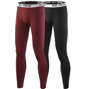 保暖裤男款薄款加绒秋裤低腰紧身绒裤毛裤男士冰丝打底裤免穿内裤