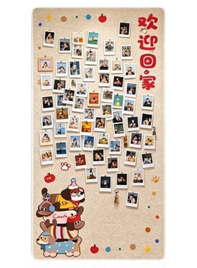 毛毡板墙贴照片墙展示墙背景板