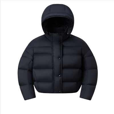 2025轻便泡芙龟背白鸭短款羽绒服