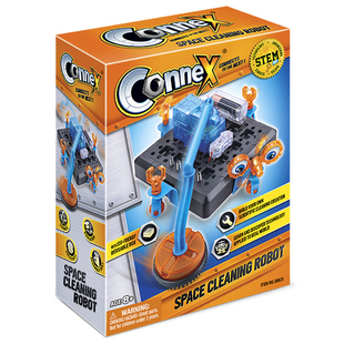 Connex 太空清洁机械人物理电路玩具百拼装全套DIY科学实验