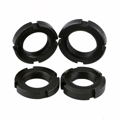 薄款圆螺母开槽锁紧止退