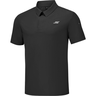 SKECHERS斯凯奇男子运动休闲短袖T恤P325M047-0018