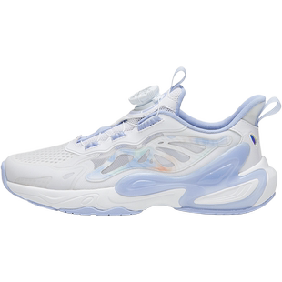 蝶翼6.0安踏儿童女童休闲鞋2026春夏新款网面女大童旋钮运动鞋子