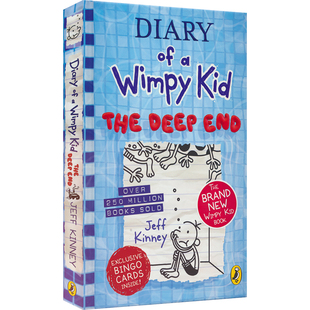 Diary of a Wimpy Kid 15 - The Deep End 小屁孩日记 精装 漫画日记 黑白插图 课外幽默读物 9-12岁 英文原版进口儿童图书