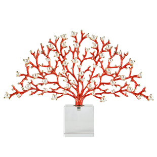 仿真珍珠珊瑚树摆件客厅轻奢高档网红高级感家居装饰艺术乔迁礼物