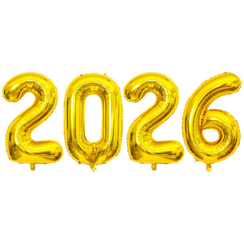 2026数字套装铝箔气球生日派对装饰彩色铝膜气球婚庆节日布置用品