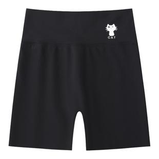 女童打底裤夏季三分女孩鲨鱼裤印花弹力运动短裤儿童舞蹈瑜伽裤子