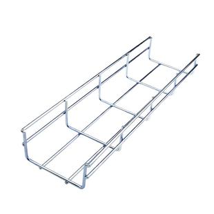 304不锈钢网格桥架机房网络走线架网状线槽开放式网格桥架工厂流水线自动化机械设备线槽养殖场防锈线槽