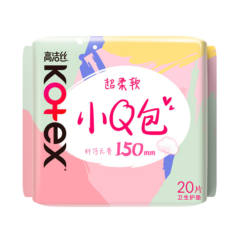 高洁丝超薄透气护垫20片